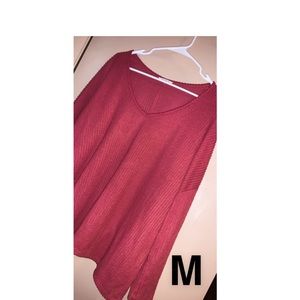 Dark mauve long sleeve